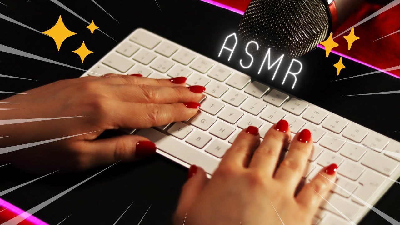 ASMR Relaxing Keyboard Typing that will help you fall asleep 😴