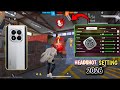 📲🦇 Free Fire Poco M8 5g ⚡ Setting ⚙️ 90% Headshot Rate ❤️⚡ Default DPI 392° 🥵 120Hz 🔥 