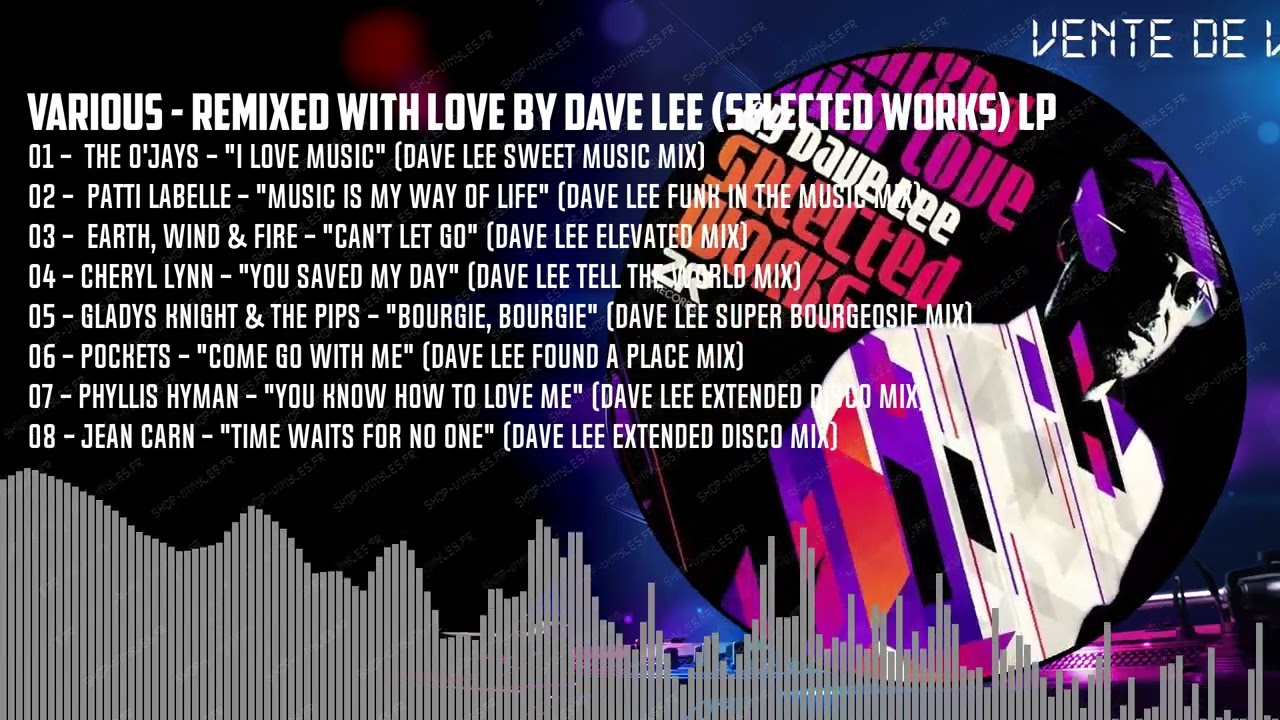 Various - Remixed With Love by Dave Lee (Selected Works) LP [BLACK