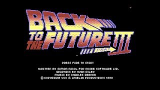 Commodore 64: Back to the Future 3 game ending by Image Works