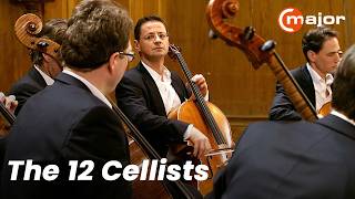 The 12 Cellists of the Berlin Philharmonic Orchestra in Moscow | Piazzolla, Debussy, Verdi & more