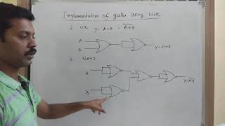 Logic gates using NOR in tamil.