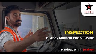 GLASS / MIRROR FROM INSIDE  | TRUCK INSPECTION | ELITE TRUCK DRIVING ACADEMY | 2022 | BRAMPTON, ON