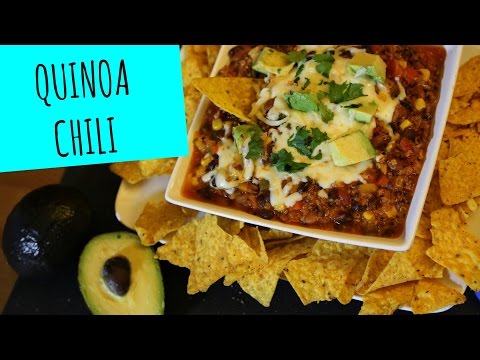 Quinoa Chili - Superbowl Appetizer - La Cooquette
