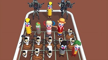 Merge Master: Monster Run 3D 🌟🌟- 🌟🌟 All Levels Gameplay Merge Battle