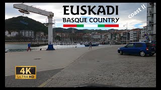 DRIVING COAST of BIZKAIA part 2, Basque Country, SPAIN I 4K 60fps