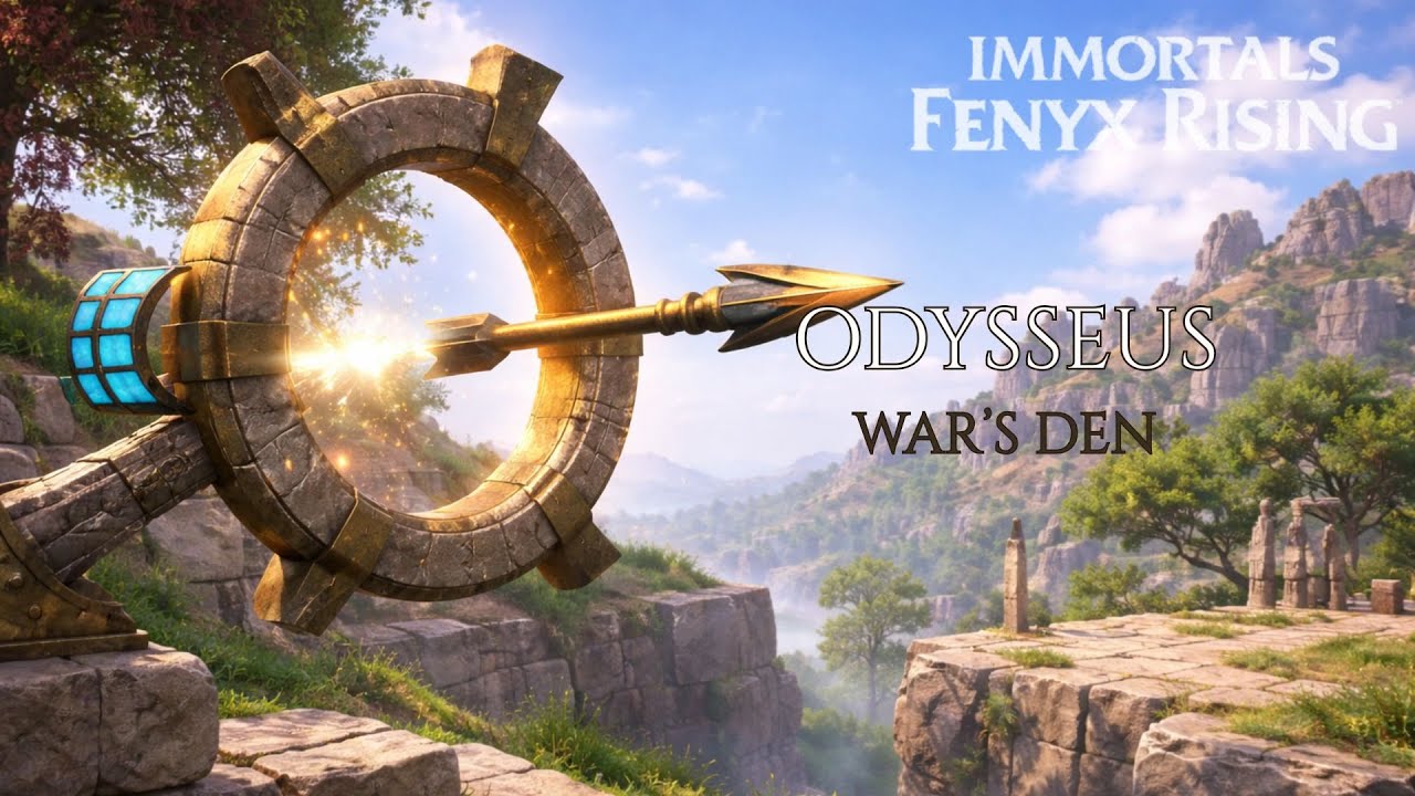 All War's Den Odysseus Challenges (3) Immortals Fenyx Rising YouTube