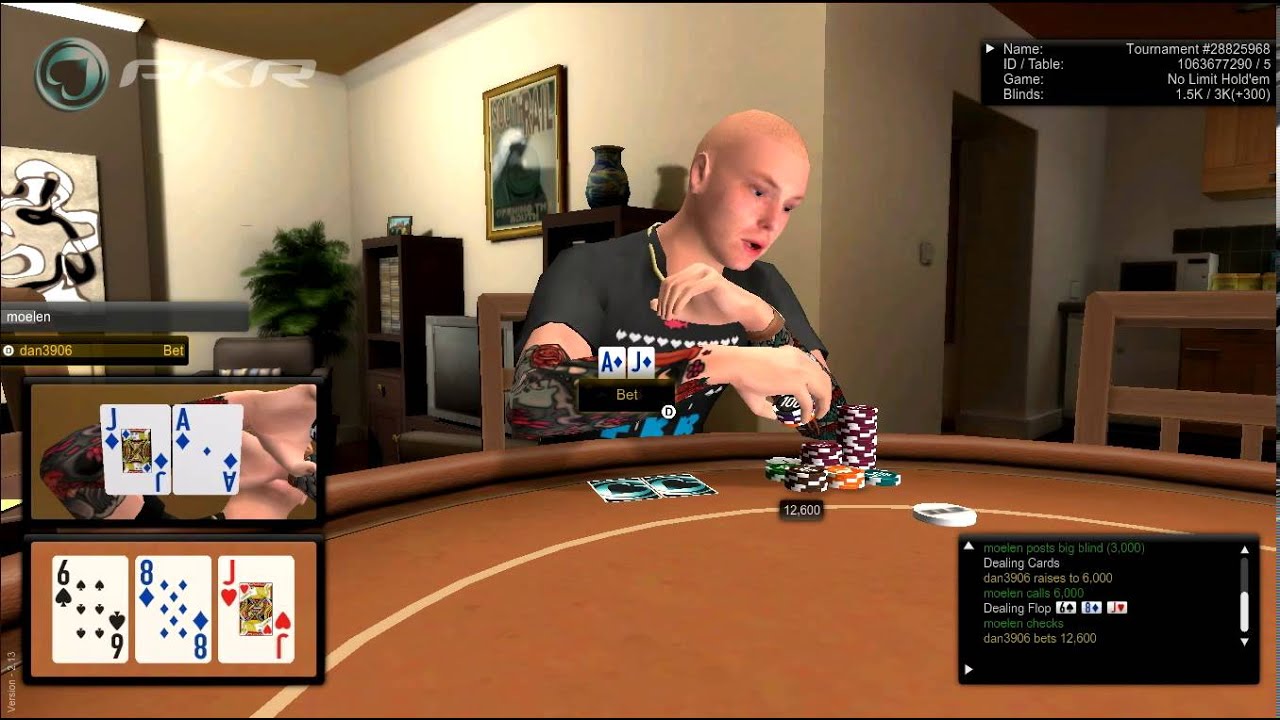 PKR POKER - dan3906 - LAST HAND WELLBET'S HOME GAME WIN 15.09.13