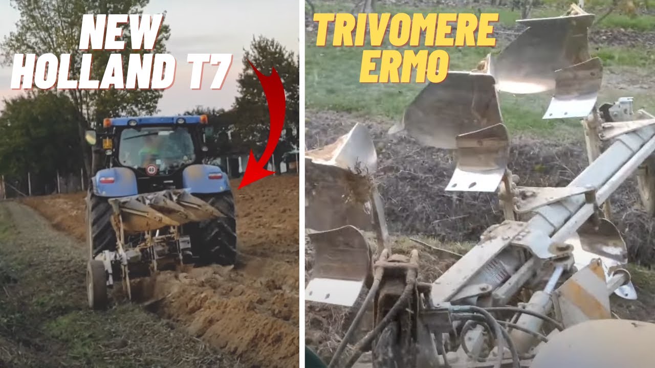 New Holland T7 250 + trivomere Ermo