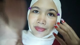 FACE TOUCHING PALING SATISFYING, FINGER CIRCLES w LONG NAILS, MOUTH SOUNDS, CAM TAPPING screenshot 4