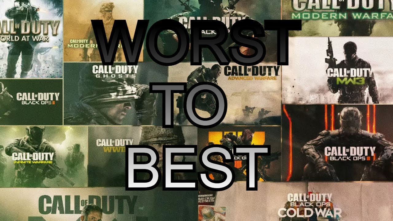 |RANKING CALL OF DUTY GAMES WORST TO BEST| - YouTube