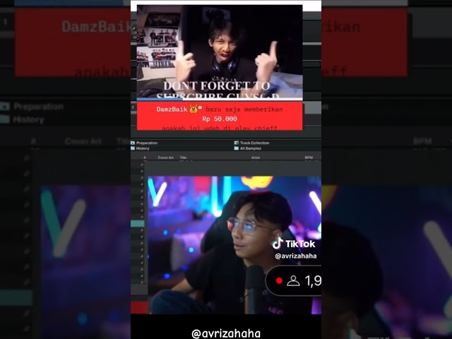 Reaksi luthfi halimawan dikirim media share DJ malam pagi x hamil duluan tapi keren edit tik tok class=