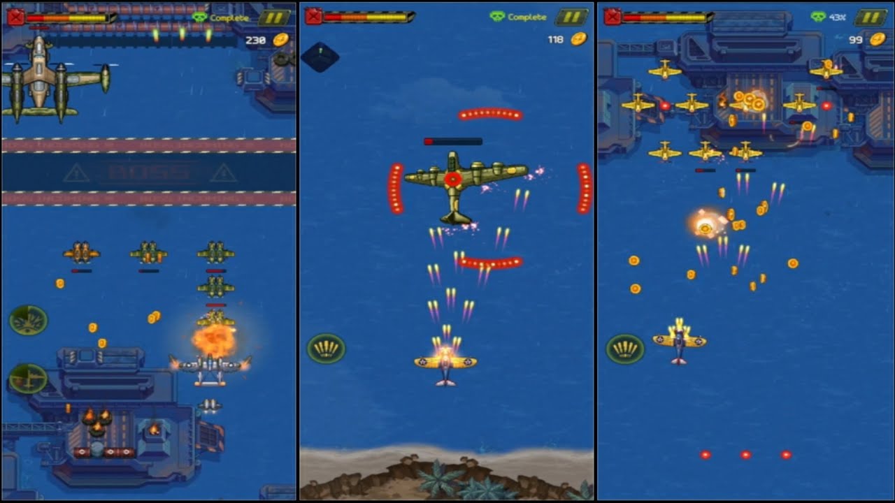 1945 Air Force: Free shooting airplane Android Gameplay - SuBjeCt FRee