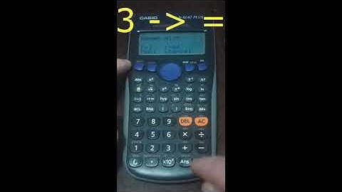 How to Reset a Casio fx-82 AU PLUS Calculator #shorts