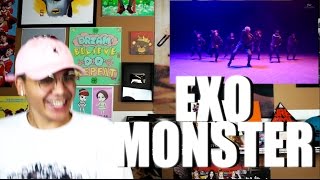 EXO - Monster MV Reaction [AGRESSIVE BODY ROLLING]