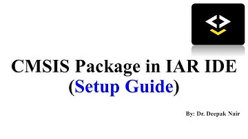 Creating CMSIS Project Using IAR IDE