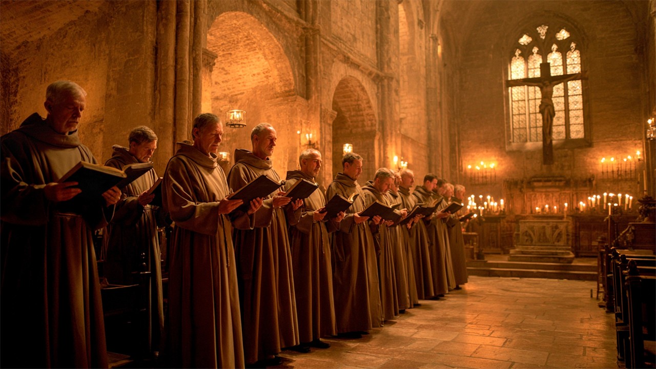 Gregorian Chants of Catholic | Monks Chant Prayer for Blessings in the Monastery