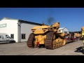 BAUMA loading CAT 589 pipelayer