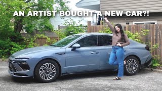 Buy a New Car With Me as an Artist + Michaels haul ( 2026 Hyundai sonata hybrid )