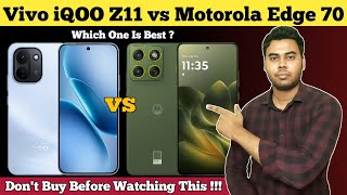 Vivo iQOO Z11 vs Motorola Edge 70 Full Comparison In Hindi | Best Gaming Mobiles In 2026