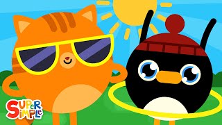 Sunny Day (Come And Play With Me) | Weather Song for Kids | Super Simple Songs Resimi