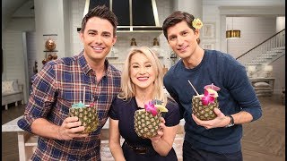 Jonathan Bennett Makes A 'Mean Girls' Inspired Piña Colada Cocktail! - Pickler & Ben