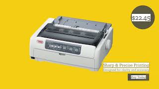 OKI Microline 620 Dot Matrix Printer Review | High-Speed 9-Pin Impact Printing