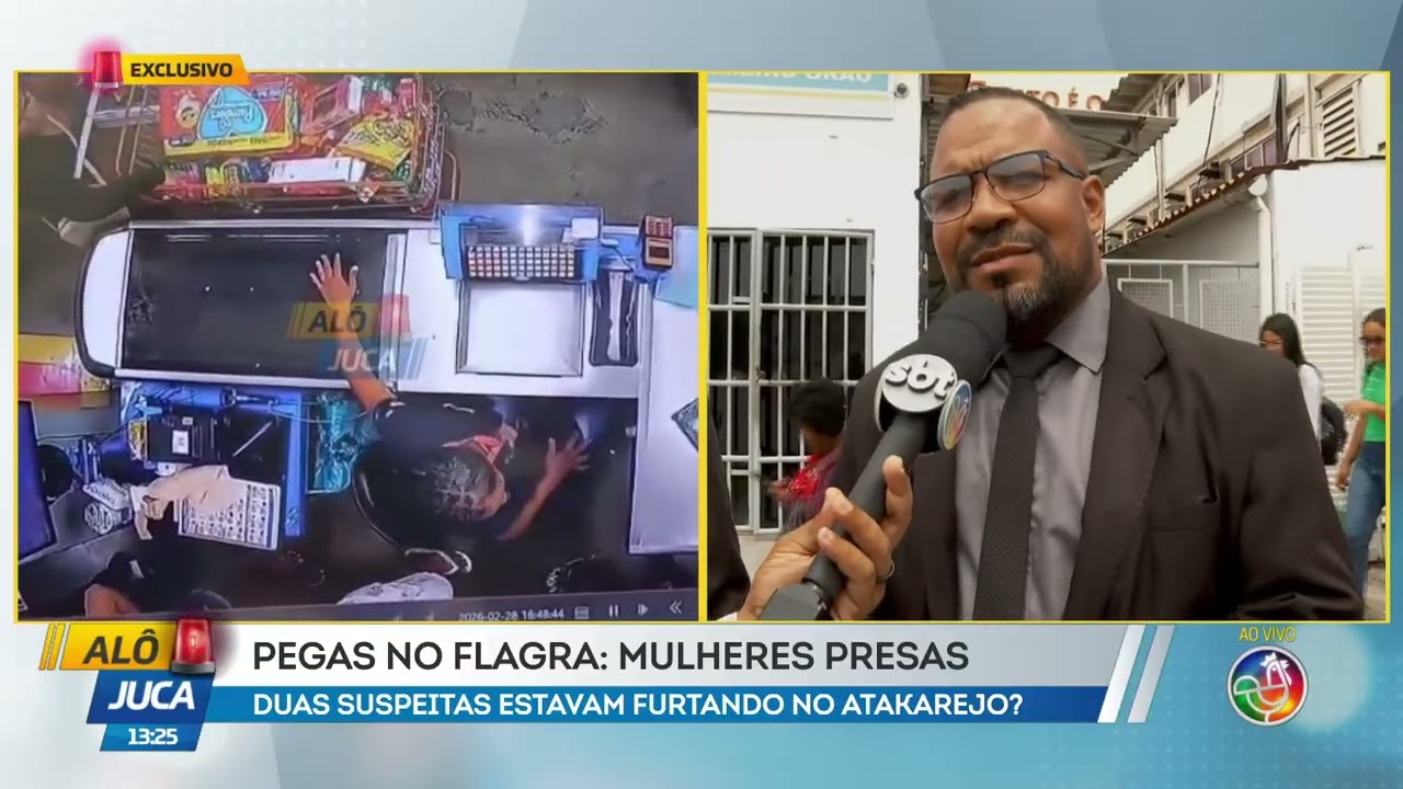 Presas no flagra: Mulheres presas | ALÔ JUCA | TV ARATU
