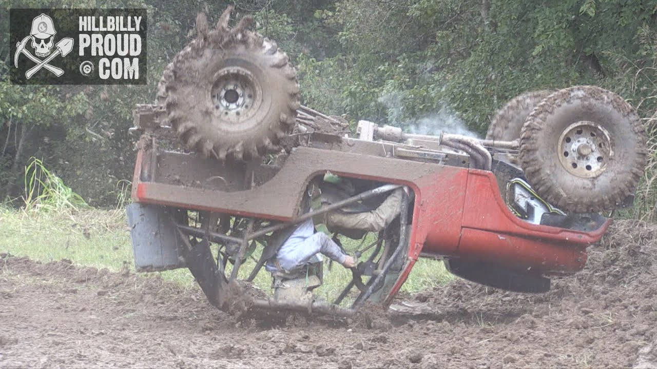 Caleb Shiflett Rolls Mud Bog Jeep Tri State Mud Racing Association September 6, 2025