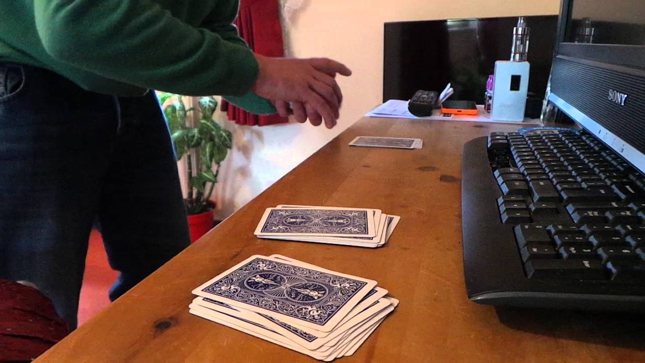 Easy Card trick performance and tutorial. Joemagic