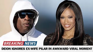 Deion Sanders Ignores Ex-Wife Pilar in Awkward Viral Moment