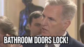 Kevin McCarthy's BIZARRE Defense of Trump Storing Classified Docs In His Bathroom