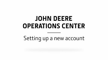 How to set up a new account in Operations Center