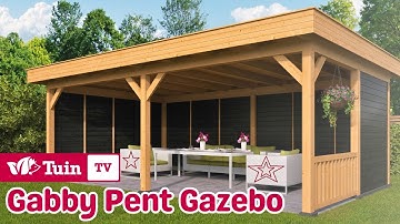 Gabby Douglas Pent Gazebo - TUIN