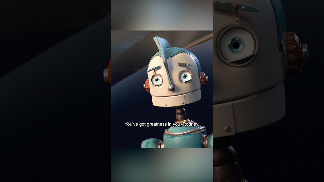 The small robot aimed to stand out and make its parents proud.