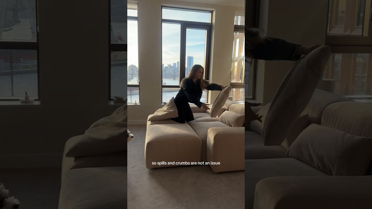 A cold front rolled in, so we're cozying in and setting up the living room for movie night with the