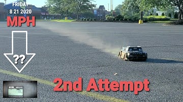 Arrma Infraction. What speed can I hit with stock gears?!