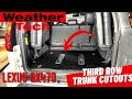 How to Trim Weathertech Cargo Trunk Liner Mat for Third Row Seat | Lexus GX470 Prado