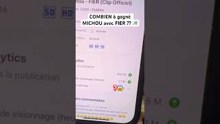 COMBIEN gagne MICHOU ?? #michou #salaires #argent #info #shorts #pourtoi