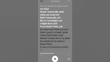 Thumbnail of XXXTENTACION - HOPE (Lyrics)#xxxtentacion #hope #lyrics