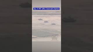 Type 10 Tank Suffered Catastrophic Explosion During Live Fire Drill