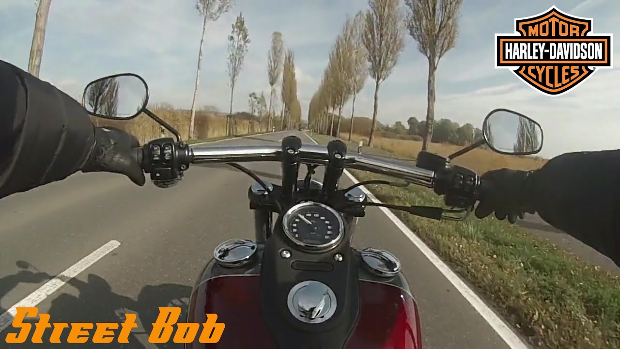 Harley Davidson Street Bob | Ride on a sunny day - YouTube