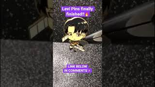 Captain Levi Pins finally finished!!🔥 #Shorts #attackontitan