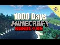 I survived 1000 days in hardcore minecraft  this is what i did