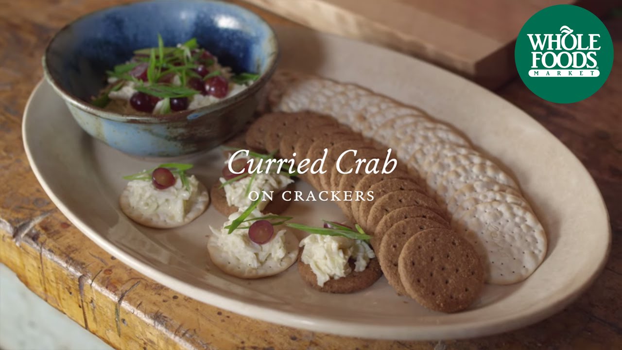 Curried Crab On Crackers l Homemade Holidays l Whole Foods Market YouTube