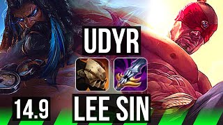 UDYR vs LEE SIN (JGL) | Comeback, 2400+ games | EUW Grandmaster | 14.9