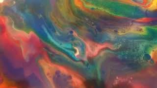 Rainbow wave 16 by 20