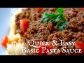 Quick and easy basic tomato pasta sauce  twfl