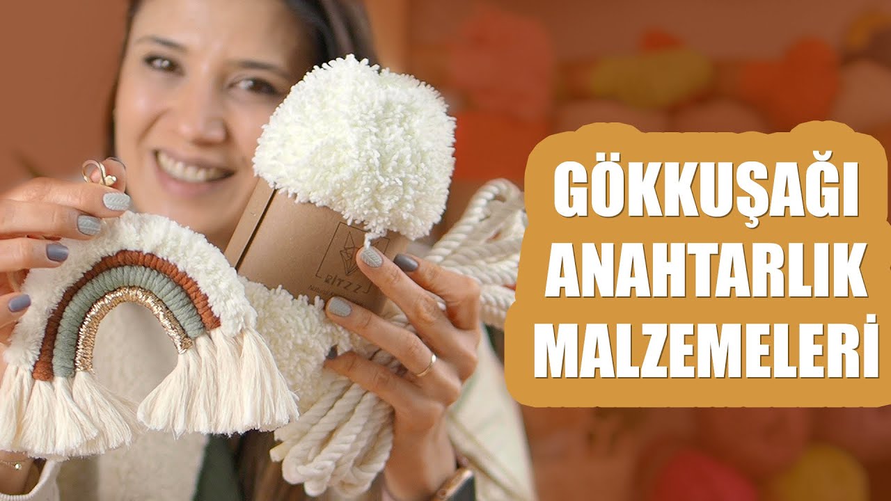 Gökkuşağı Anahtarlık Malzemeleri