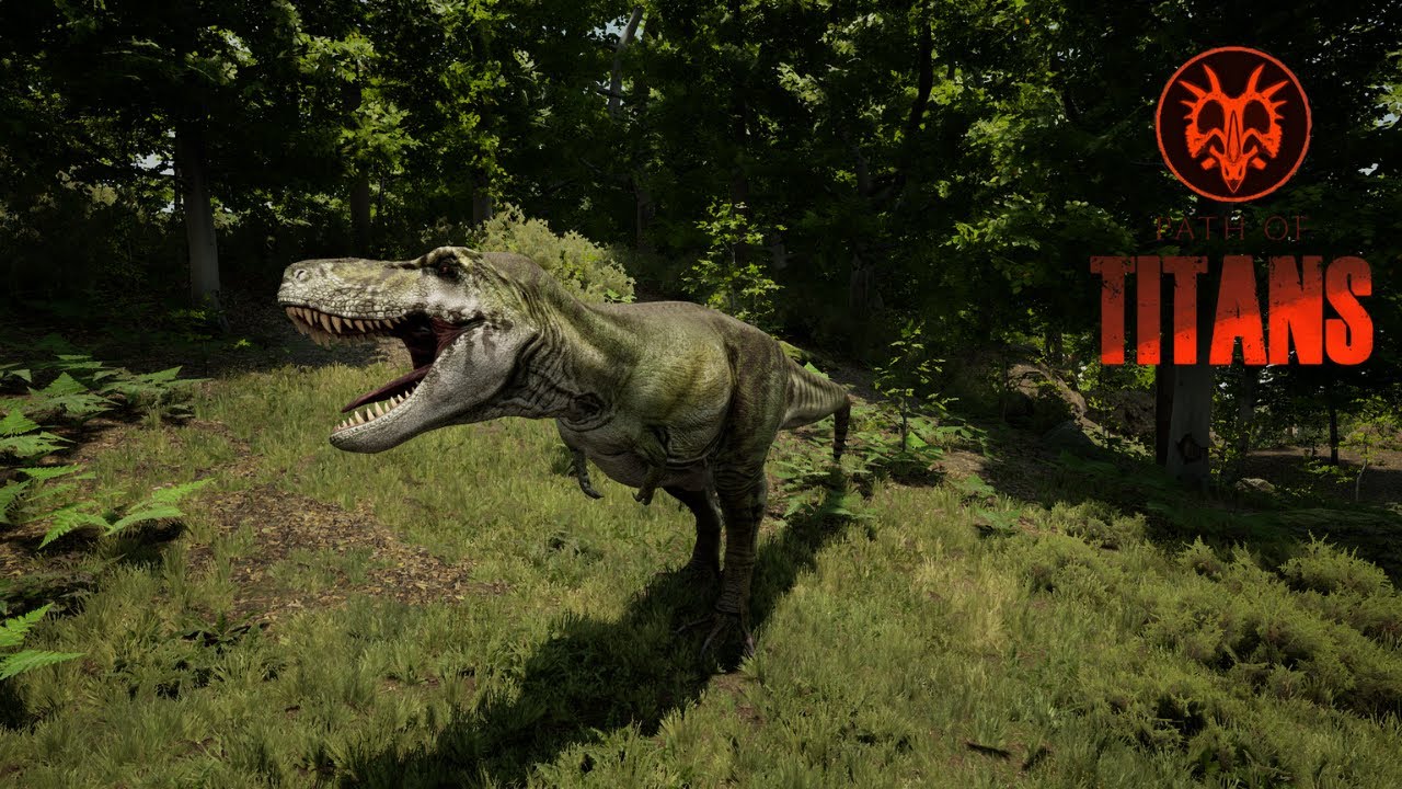path of titans t rex